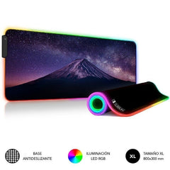Alfombrilla Subblim SUBMP-02RGB11 LED RGB Montaa XL/ 800 x 300 x 4 mm