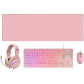 Pack Gaming Mars Gaming MCP-RGB3P/ Teclado RGB + Ratón ptico + Alfombrilla XXL + Auriculares