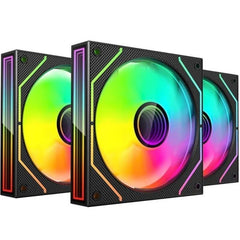 Pack 3 Ventiladores Mars Gaming MF-3DPROKIT/ 12cm + HUB + Mando a Distancia/ ARGB