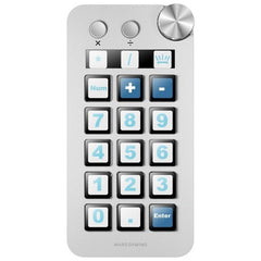 Control Deck Mars Gaming MSD-NEO/ 15 Teclas LCD/ 1 Rueda/ 2 Botones/ Blanco