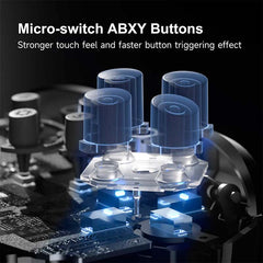 Gamepad EasySMX X10 Púrpura - Mando para PC, Nintendo Switch y Smartphone (Android e iOS)