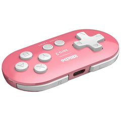 Gamepad 8BitDo Zero 2 Bluetooth Rosa - Mando Compatible Nintendo Switch, Windows, Android, macOS, Steam y Raspberry Pi