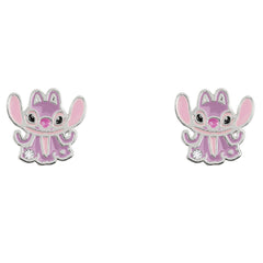 Pendientes Angel Stitch Disney plata