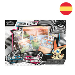 Blister cartas Victini Fulgor Negro y Llama Blanca Pokemon espaol