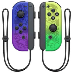 Juego de Mandos J-C Set Izq/Dcha Púrpura/Verde Graffiti Gamepads Compatibles con Nintendo Switch