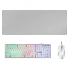Kit de Teclado y Ratón Mars Gaming MCPXWES Blanco