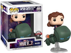 Figura Funko Pop! What If...?: Captain Carter And The Hydra Stomper (885) Deluxe Special Edition