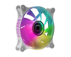 Ventilador Auxiliar A-rgb 120mm Mf-3d Blanco Mars Gaming