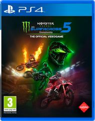 Monster Energy Supercross 5: The Official Videogame Sony Playstation 4 PS4