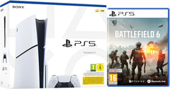Consola White Slim Edition + Dualsense (1tb) + Battlefield 6
