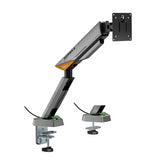 Soporte Aisens Mesa Rgb Gaming Contrapeso Monitor (3 Piv 1 Brazo) 17-49