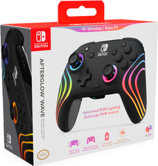 Mando Pdp Afterglow Wave Wireless Controller Black (negro)