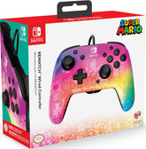 Mando Pdp Rematch Wired Controller Super Mario Star Spectrum ( Switch 2 / Lite / Oled )