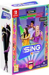 Let's Sing 2026 + 2 Microfonos Nintendo Switch