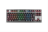 Teclado Gaming Krom Kernel Tkl Usb Retroiluminado Mecanico Negro