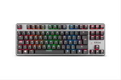 Teclado Gaming Krom Kernel Tkl Usb Retroiluminado Mecanico Negro