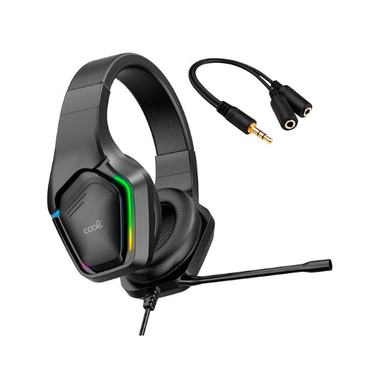 Auriculares Gaming Cool Exodus Adapt. Audio Black