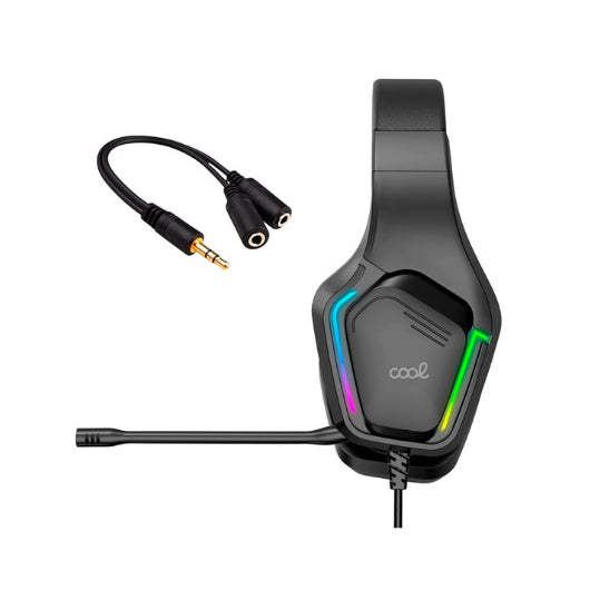 Auriculares Gaming Cool Exodus Adapt. Audio Black