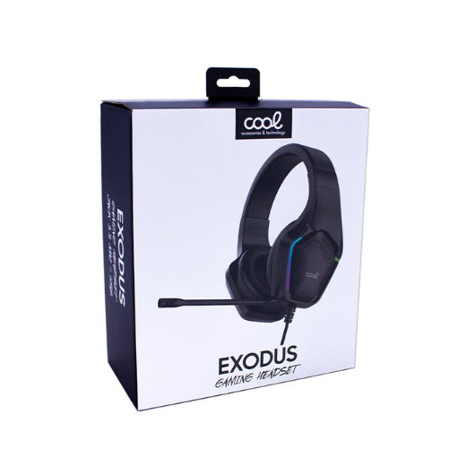 Auriculares Gaming Cool Exodus Adapt. Audio Black