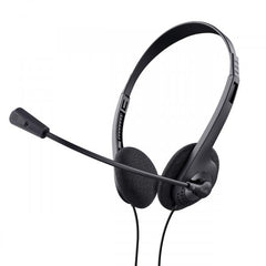 Auriculares Trust Basic con microfono / Jack 3.5mm / 1.8m / Negro / 24659