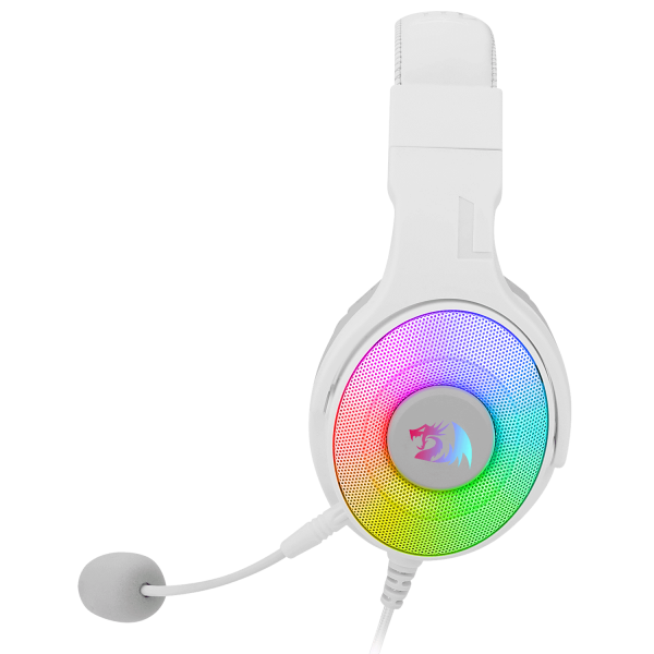 Redragon - Pandora Auricular Gaming Rgb Virtual 7.1 Usb Micrófono Blanco