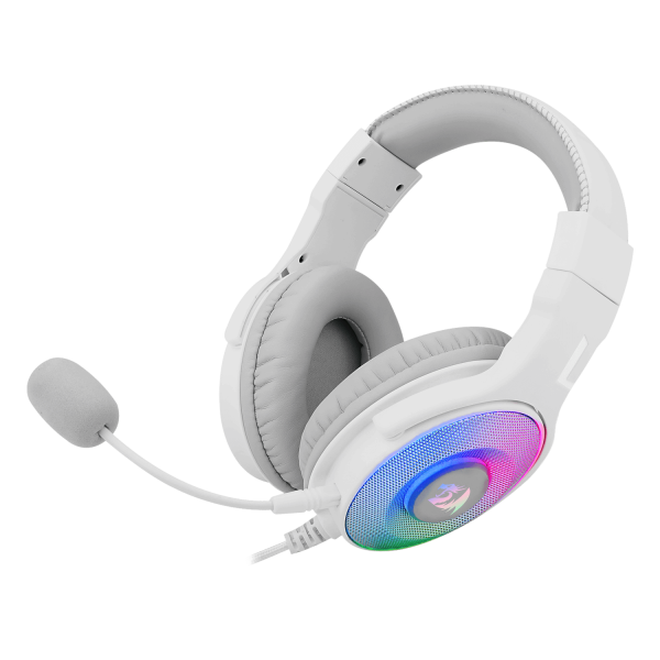 Redragon - Pandora Auricular Gaming Rgb Virtual 7.1 Usb Micrófono Blanco
