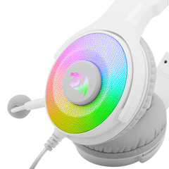 Redragon - Pandora Auricular Gaming Rgb Virtual 7.1 Usb Micrófono Blanco