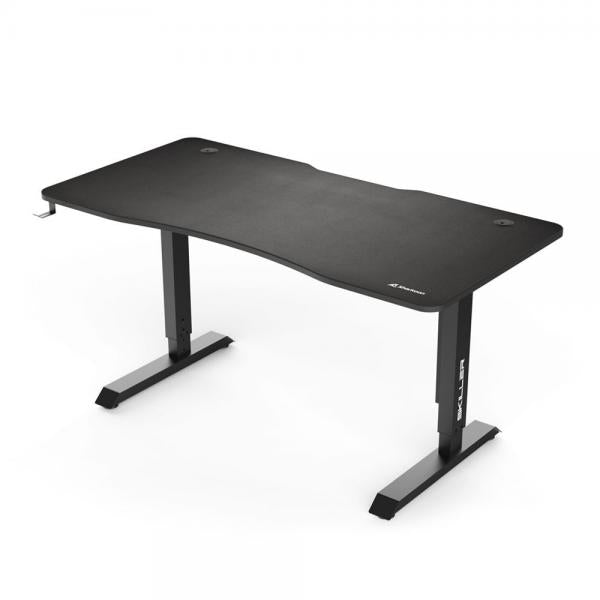 Mesa Gaming Sharkoon Skiller Sgd10 + Alfombrilla Integrada Negra