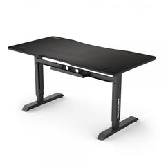 Mesa Gaming Sharkoon Skiller Sgd10 + Alfombrilla Integrada Negra