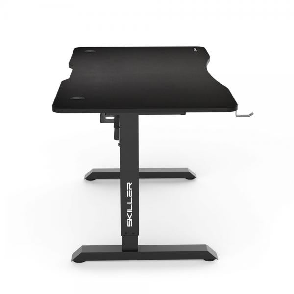 Mesa Gaming Sharkoon Skiller Sgd10 + Alfombrilla Integrada Negra