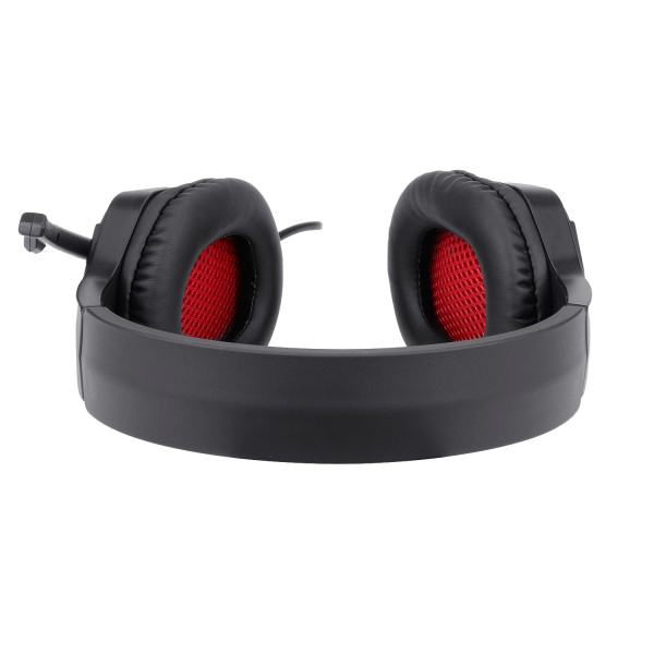 Redragon - Themis Auricular Gaming Red Backlight 3.5mm Micrófono Negro