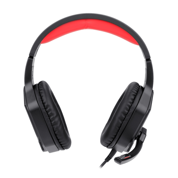 Redragon - Themis Auricular Gaming Red Backlight 3.5mm Micrófono Negro