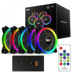 Ventilador Caja Gaming Darkflash DR12 Pro / 120mm / A-Rgb