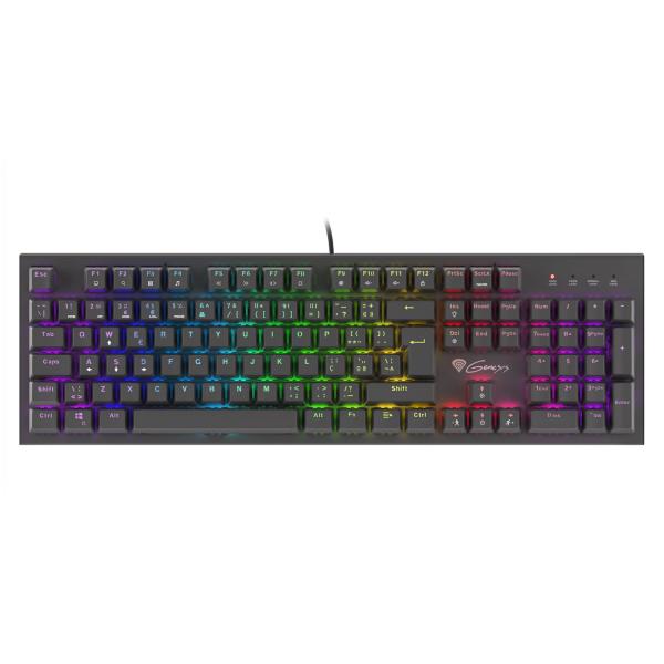 Teclado Gaming Genesis Thor 300 Pt Usb Retroiluminado Mecanico Negro