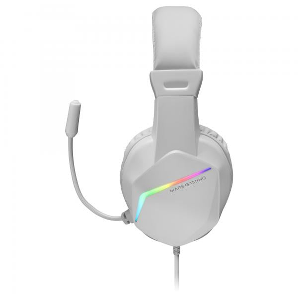 Auricular Gaming Mh122 Blanco Mars Gaming