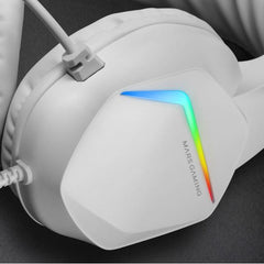 Auricular Gaming Mh122 Blanco Mars Gaming
