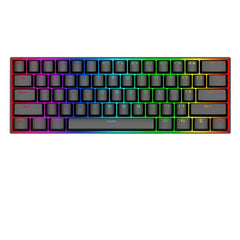 Redragon - Dragonborn Teclado Mecánico Gaming Switch Rojo Rgb Negro - Layout Usa