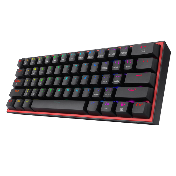 Redragon - Fizz Pro Teclado Mecanico Gaming Inalambrico Rgb Negro