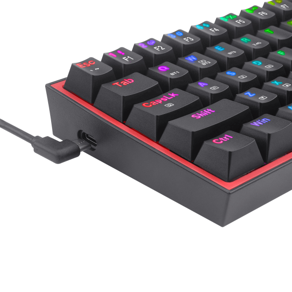 Redragon - Fizz Pro Teclado Mecanico Gaming Inalambrico Rgb Negro