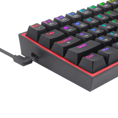 Redragon - Fizz Pro Teclado Mecanico Gaming Inalambrico Rgb Negro