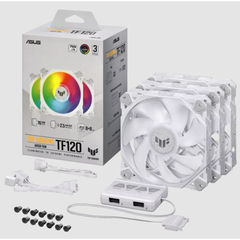 Asus TUF Gaming TF120 ARGB 120mm Triple Pack Blanco