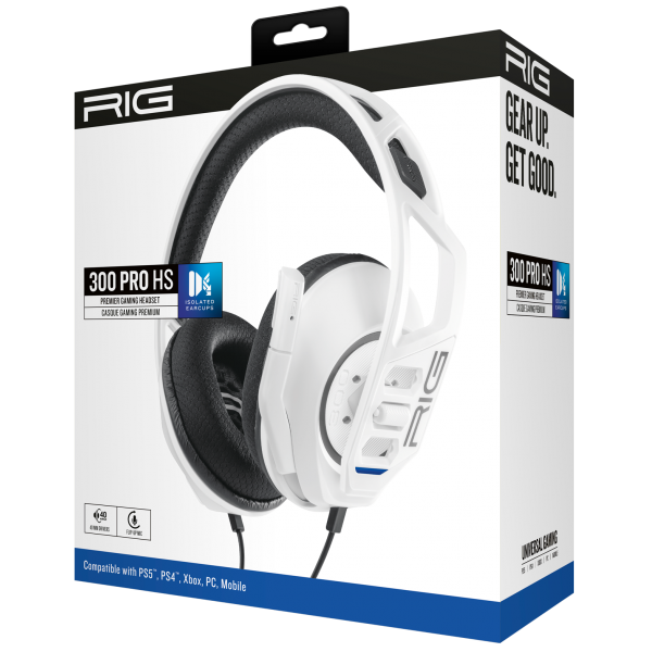 Cascos Rig Premier Gaming Headset 300 Pro Hs White (blanco) Ps5/ps4/xbox/pc/mobile Playstation 5 PS5