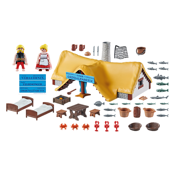 Playmobil asterix: la cabaa de ordenalfabetix