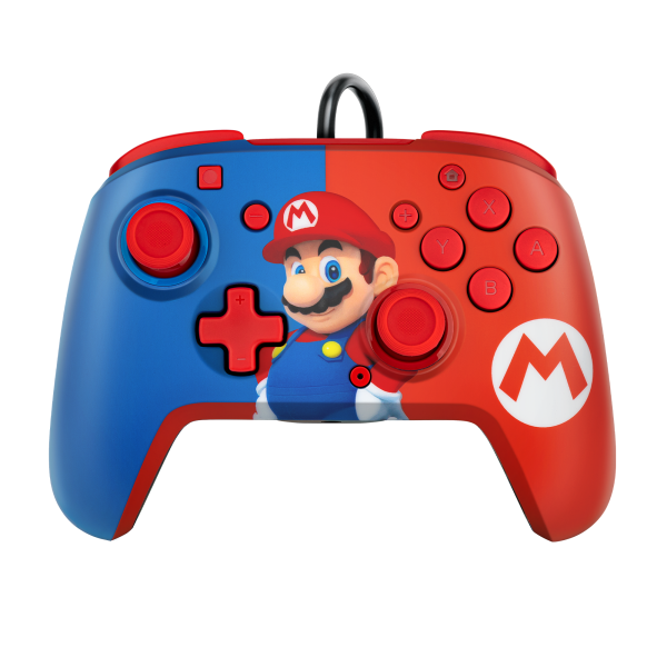 Accesorio Pdp Power Pose Super Mario Bros Wired Headset Lvl40 +controller ( Switch 2 / Lite / Oled )