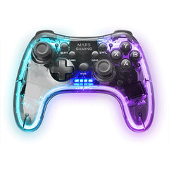 Gamepad Wireless Mgp-24 Neon Rgb Negro Mars Gaming