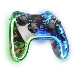 Gamepad Wireless Mgp-24 Neon Rgb Negro Mars Gaming