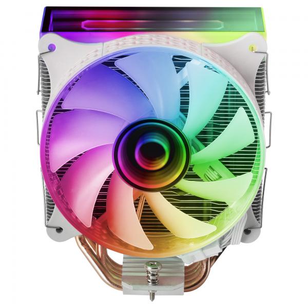 Ventilador disipador cpu mars gaming mcpu - vr 120mm argb blanco
