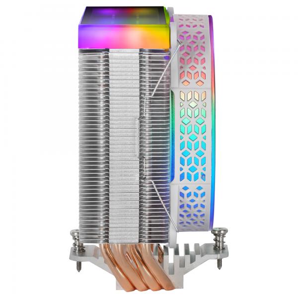 Ventilador disipador cpu mars gaming mcpu - vr 120mm argb blanco