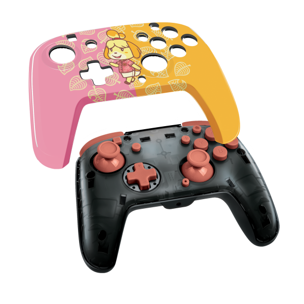 Mando Pdp Faceoff Deluxe Audio Wired Controller Animal Crossing: Isabelle ( Switch 2 )