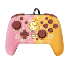 Mando Pdp Faceoff Deluxe Audio Wired Controller Animal Crossing: Isabelle ( Switch 2 )